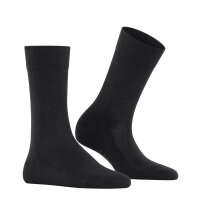 FALKE Womens Socks - Sensitive London, short socks, unicolor  Black 39-42 (UK 6-8)