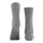 FALKE Damen Socken - Sensitive London, Kurzsocken, einfarbig  Grau 35-38