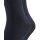 FALKE mens socks, 2-pack - Happy, short socks, cotton Black blue 39-42 (UK 5,5-8)