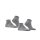 FALKE Herren Socken, 2er Pack - Happy, Sneakersocken, Baumwolle Grau 39-42