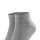 FALKE mens socks, 2-pack - Happy, sneaker socks, cotton Grey 39-42 (UK 5,5-8)