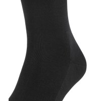 FALKE Mens socks - Family, knee-length socks, solid color Black 39-42