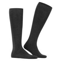 FALKE Herren Socken - Family, Kniestrümpfe, einfarbig Anthrazit 39-42