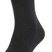 FALKE Herren Socken - Family, Kniestrümpfe, einfarbig Anthrazit 39-42