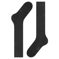 FALKE Herren Socken - Family, Kniestrümpfe, einfarbig Anthrazit 39-42