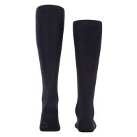 FALKE Mens socks - Family, knee-length socks, solid color Dark Blue 39-42