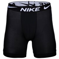 NIKE mens boxer shorts, 3-pack - Boxer Brief long, Dri-Fit Micro, logo waistband Black M (Medium)