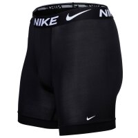 NIKE Herren Boxer Shorts, 3er Pack - Boxer Brief long, Dri-Fit Micro, Logobund Schwarz XL