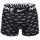 NIKE Herren Boxer Shorts, 3er Pack - Trunks, Dri-Fit Micro, Logobund Schwarz/Grau/Logo M