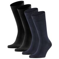 FALKE Herren Socken, 4er Pack - Happy, Kurzsocken, Baumwolle