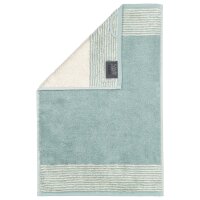 CAWÖ Gästetuch - Luxury Home, C Two-Tone, Walkfrottier Salbei 30x50cm