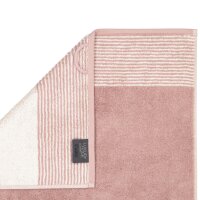 CAWÖ Guest towel - Luxury Home, C Two-Tone, terry towelling Magnolia 30x50cm