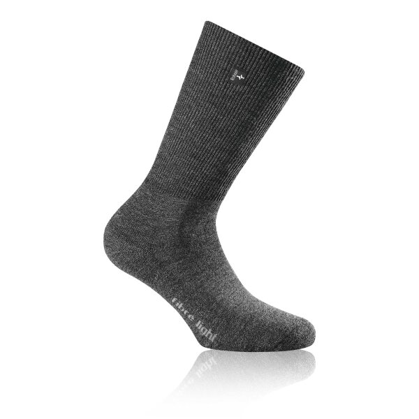 Rohner Advanced Socks Unisex Trekking Socken - Fibre light supeR, Trekking Light Anthrazit 1 Paar (1x1P) 36-38