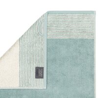 CAWÖ Gästetuch, 3er Pack - Luxury Home, C Two-Tone, Walkfrottier Salbei 30x50cm