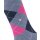 Burlington Damen Socken - Queen, Kurzstrümpfe, Baumwolle, Rautenmuster, Logoemblem Blue gray/pink/dark blue 36-41