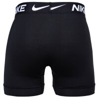 NIKE Mens Boxer Shorts, 3-pack - Boxer Briefs, Dri-Fit Micro, Logo Waistband Black S (Small)