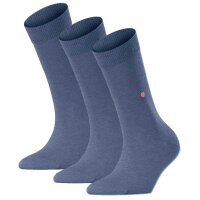 Burlington Damen Socken LADY 3er Pack - Kurzstrumpf, Onesize, Unifarben, 36-41