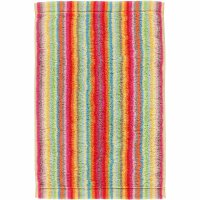 CAWÖ Gästetuch - C Life Style multicolor, gestreift, Walkfrottier Multicolor 30x50cm