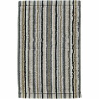 CAWÖ Gästetuch - C Life Style Stripes, Walkfrottier Beige 30x50cm