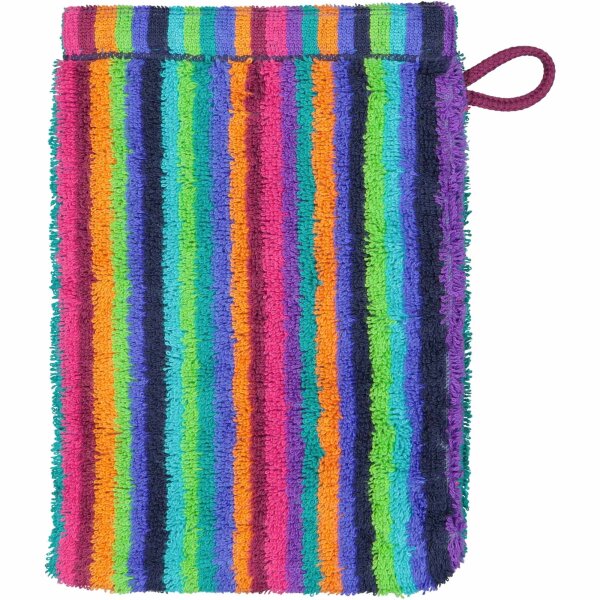 CAWÖ Wash glove - C Life Style Stripes, Washcloth, terry towelling Multicolor 16x22cm