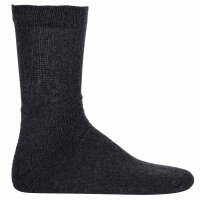 YOURBASICS Mens socks, 5-pack - work socks, high quality cotton blend, solid color Anthracite 39-42