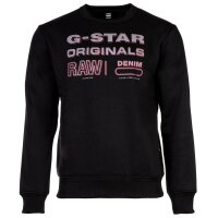 G-STAR RAW Men Sweater - Originals Stamp, round neck,...