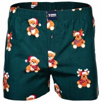 Happy Shorts Herren Webboxershorts - X-MAS, American...