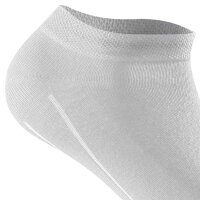 Rohner Basic Unisex Sneaker Socken, 3er Pack - Bambus Weiß 43-46