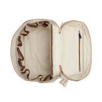 JOOP! Ladies Cosmetic Bag - Cortina 1.0 Flora Washbag mhz, Cornflower, Logo, 24x17x13cm (WxHxD) White (offwhite)