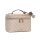 JOOP! Ladies Cosmetic Bag - Cortina 1.0 Flora Washbag mhz, Cornflower, Logo, 24x17x13cm (WxHxD) Beige (Sesam)
