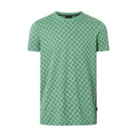 JOOP! Herren T-Shirt - Homewear, Rundhals, Halbarm, Cotton, Allover-Logo