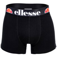 ellesse Mens Boxer Shorts MILLARO, 6-pack - Fashion Trunks, Logo, Cotton Stretch Black/Grey/Navy S (Small)