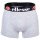 ellesse Mens Boxer Shorts MILLARO, 6-pack - Fashion Trunks, Logo, Cotton Stretch Black/Grey/Navy S (Small)