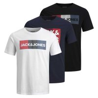 JACK&JONES Herren T-Shirt, 3er Pack - JJECORP LOGO...