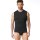 Bruno Banani Herren Tanktop - Check Line 2.0, Rundhals, Polyamid, Karo, Logo, einfarbig Schwarz  M