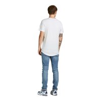 JACK&JONES Herren T-Shirt, 7er Pack - JJENOA TEE CREW NECK, Basic, Baumwolle Weiß/Schwarz S
