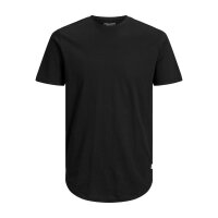 JACK&JONES Mens T-Shirt 7 Pack - JJENOA TEE CREW NECK, Basic, Cotton White/Black S (Small)