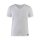 Bruno Banani Herren T-Shirt - Oberteil, Shirt, Check Line 2.0, Polyamid, V-Neck, Logo, einfarbig