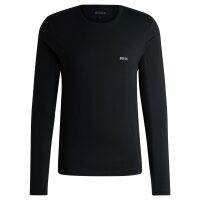 BOSS Mens Long-Sleeved Shirt, 3-Pack - LS ShirtRN 3P Classic, Long Sleeve, Round Neck Black/Blue/White XL (X-Large)