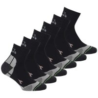 Diadora Unisex Quarter Sports Socks, 6 Pack - Socks,...