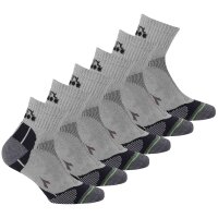 Diadora Unisex Quarter Sports Socks, 6 Pack - Socks, Logo, Pattern
