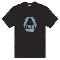DIESEL Herren T-Shirt - T-DIEGOR-G10, Rundhals, kurzarm, Jersey, Logo, uni