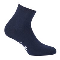 Diadora Unisex Socken, 6er Pack - Sportsocken, Baumwolle, Mehrfachpackung, Logo, einfarbig Dunkelblau 43-46