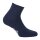 Diadora Unisex Socken, 6er Pack - Sportsocken, Baumwolle, Mehrfachpackung, Logo, einfarbig Dunkelblau 43-46
