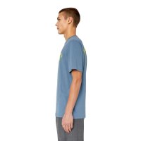 DIESEL Herren T-Shirt - T-JUTS-K3, Rundhals, kurzarm, Jersey, Logo, uni Blau S