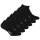 Diadora Unisex Sneaker Socks, 6 Pack - Sports Socks, Mercerized Cotton, Logo, Solid Color