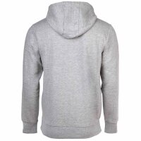 ellesse Herren Hoodie, PERSHUTA - Sweatshirt, Kapuze, Tasche, Logo, lang, einfarbig Grau S