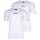 ellesse Herren T-Shirt, OLLIO, 2er Pack - Oberteil, Baumwolle, Rundhals, kurz, Logo, einfarbig