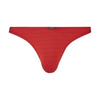 Bruno Banani Herren Strings - Check Line 2.0, Unterwäsche, Tanga, Polyamid, Logo, Karo, einfarbig
