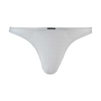 Bruno Banani Herren Strings - Check Line 2.0, Unterwäsche, Tanga, Polyamid, Logo, Karo, einfarbig